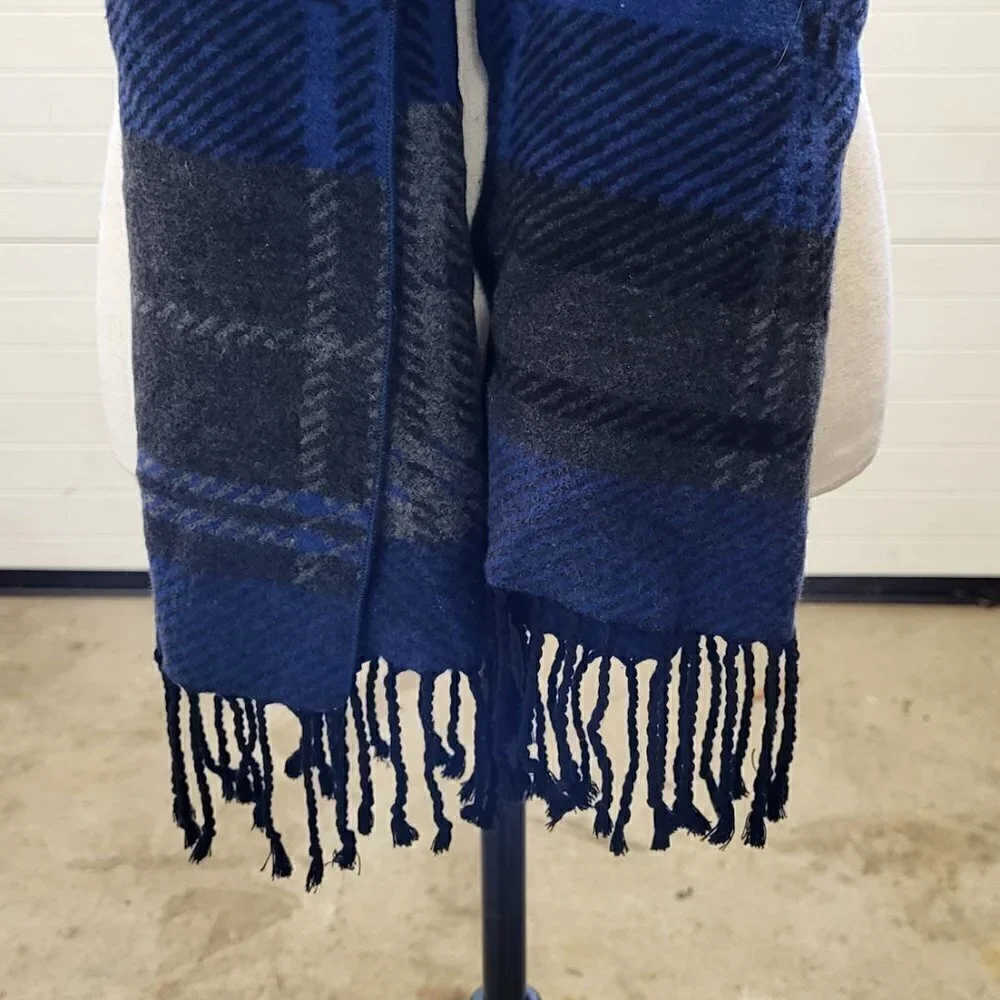 100% Silk Club Room Plaid Scarf